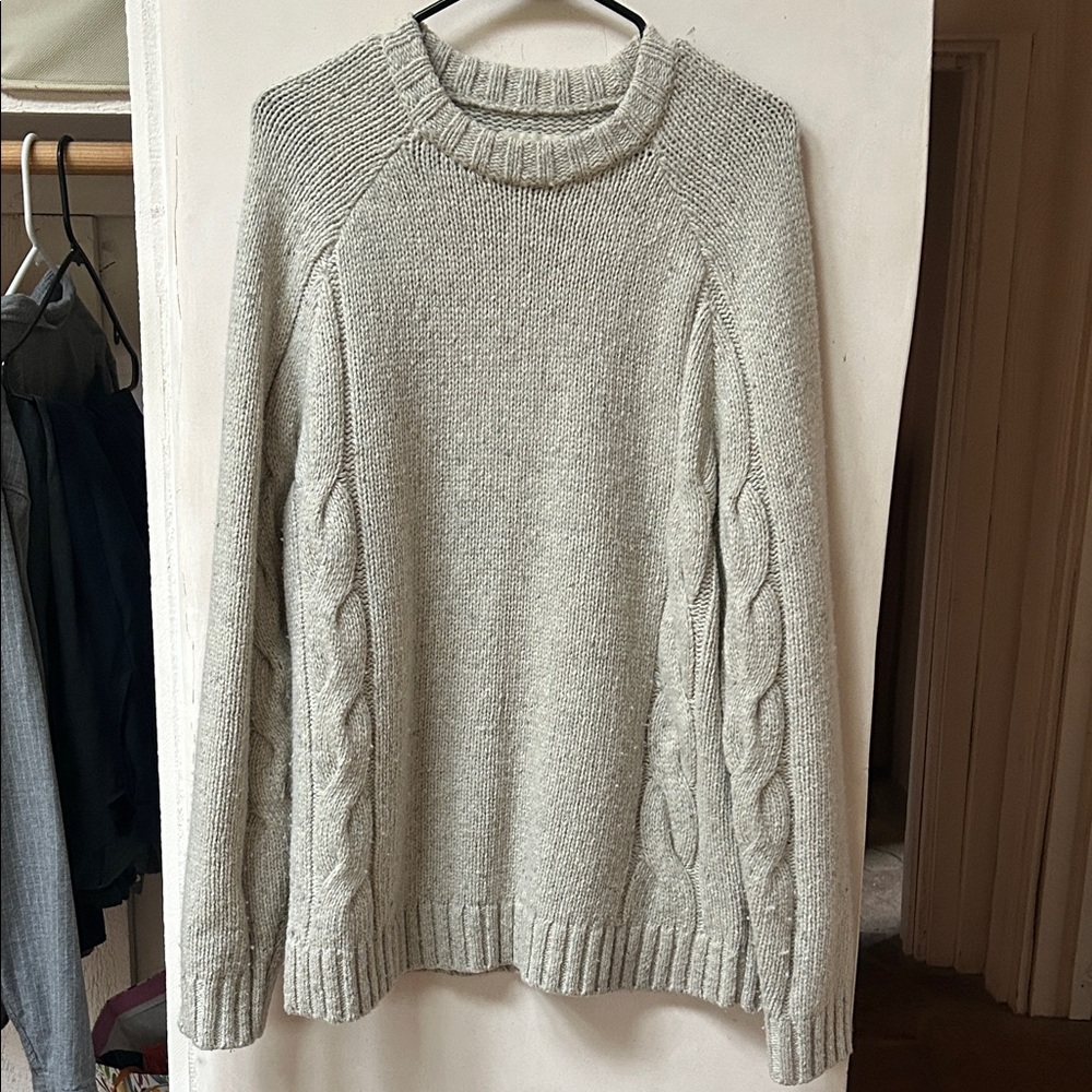 Taylor Stitch Men's Cable Knit Fisherman Sweater